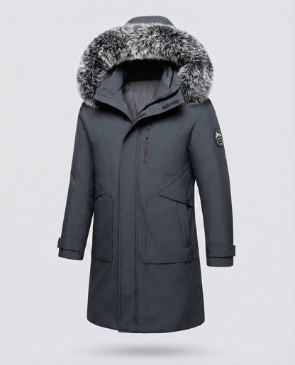 Langer Damen Wintermantel Modern
