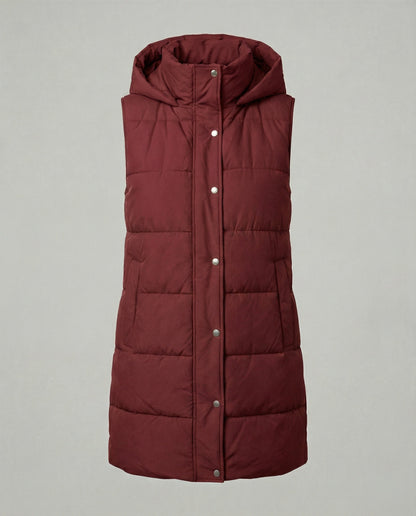 Ärmellose Winterjacke Warm Isoliert Damen