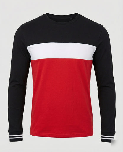 Herren Langarmshirt Sportlich Bequem Modern
