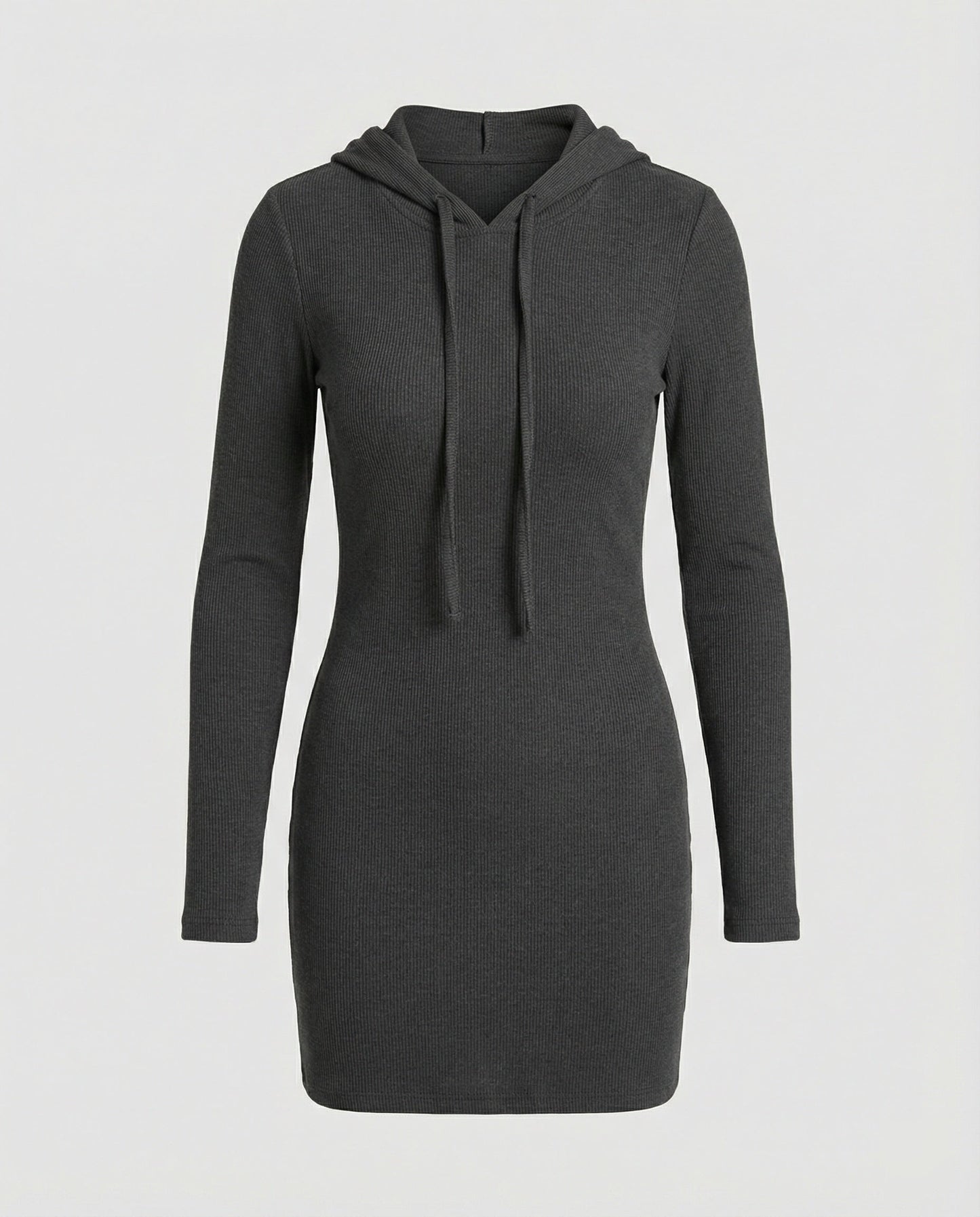 Damen Kapuzenkleid aus Stretch-MaterialSportlich