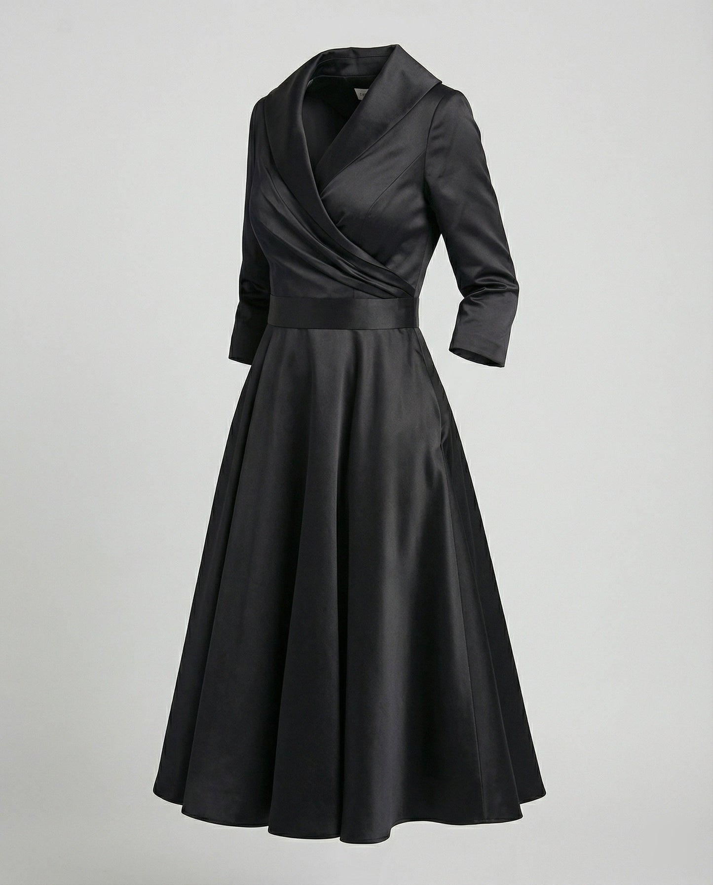 Chices Wickelkleid Mit Weitem Kragen Damen