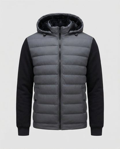 Herrenjacke Warm Kapuzenparka Wasserabweisend