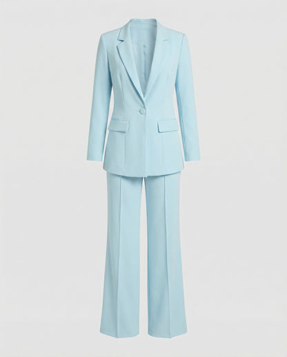 Elegantes Blazer Set Damen Moderne Anzughose