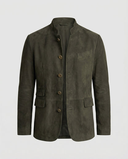 Herren Jacke Klassisch Button Down Modern Slim