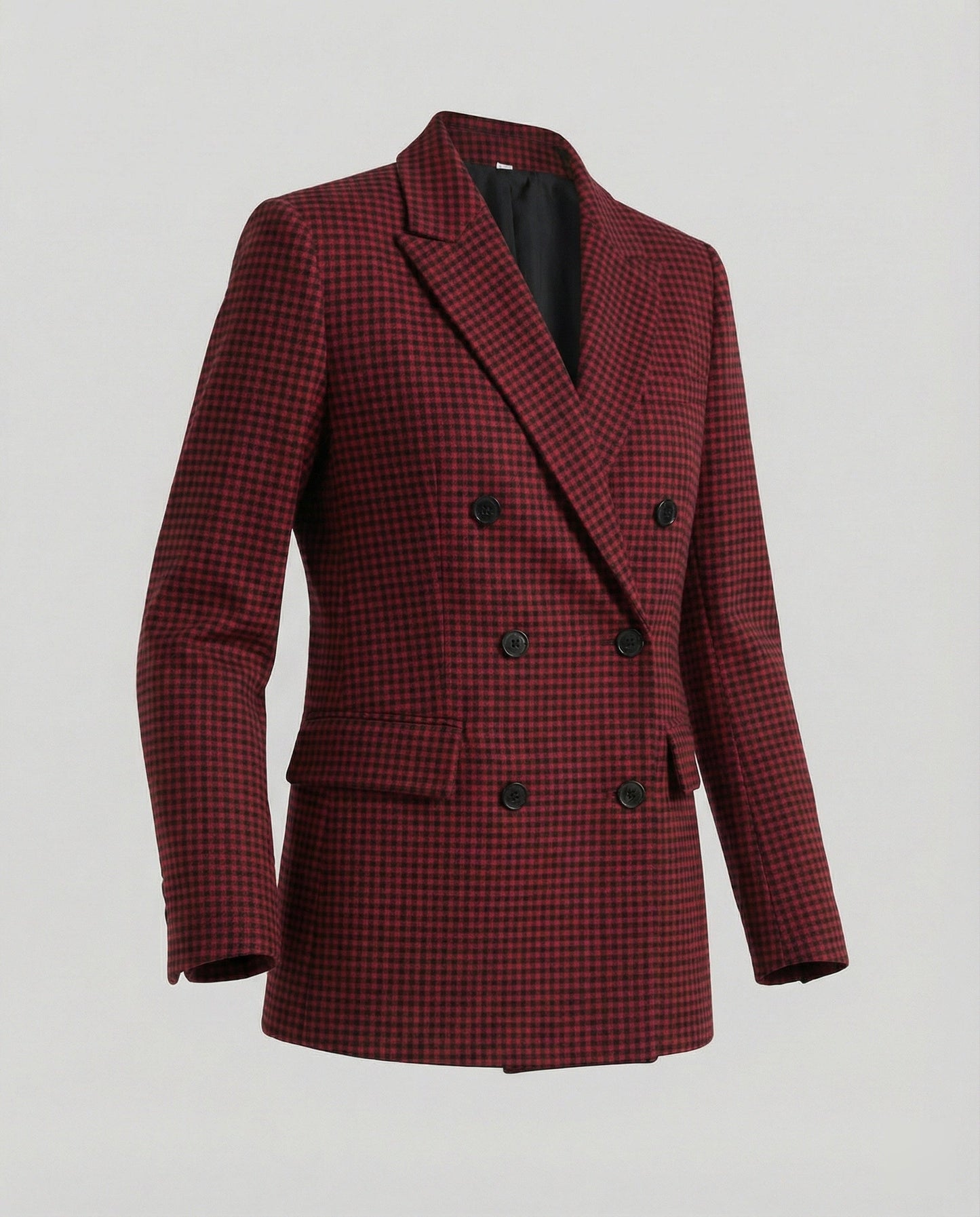Klassischer Karo Blazer Damen Modern