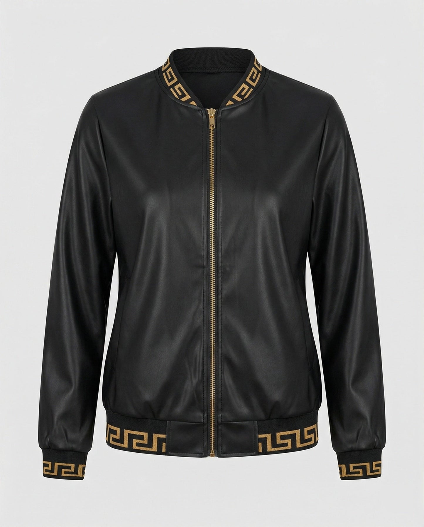 Langarmjacke Geoprint Trendig Damen Jacke