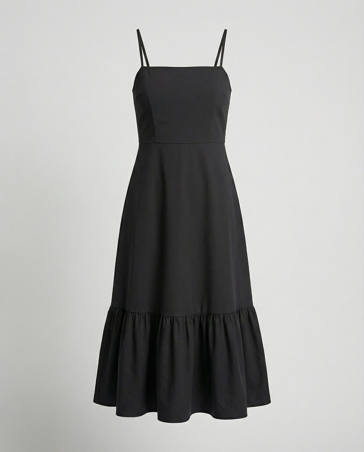 Damen Maxikleid mit dünnen Trägern Sommer