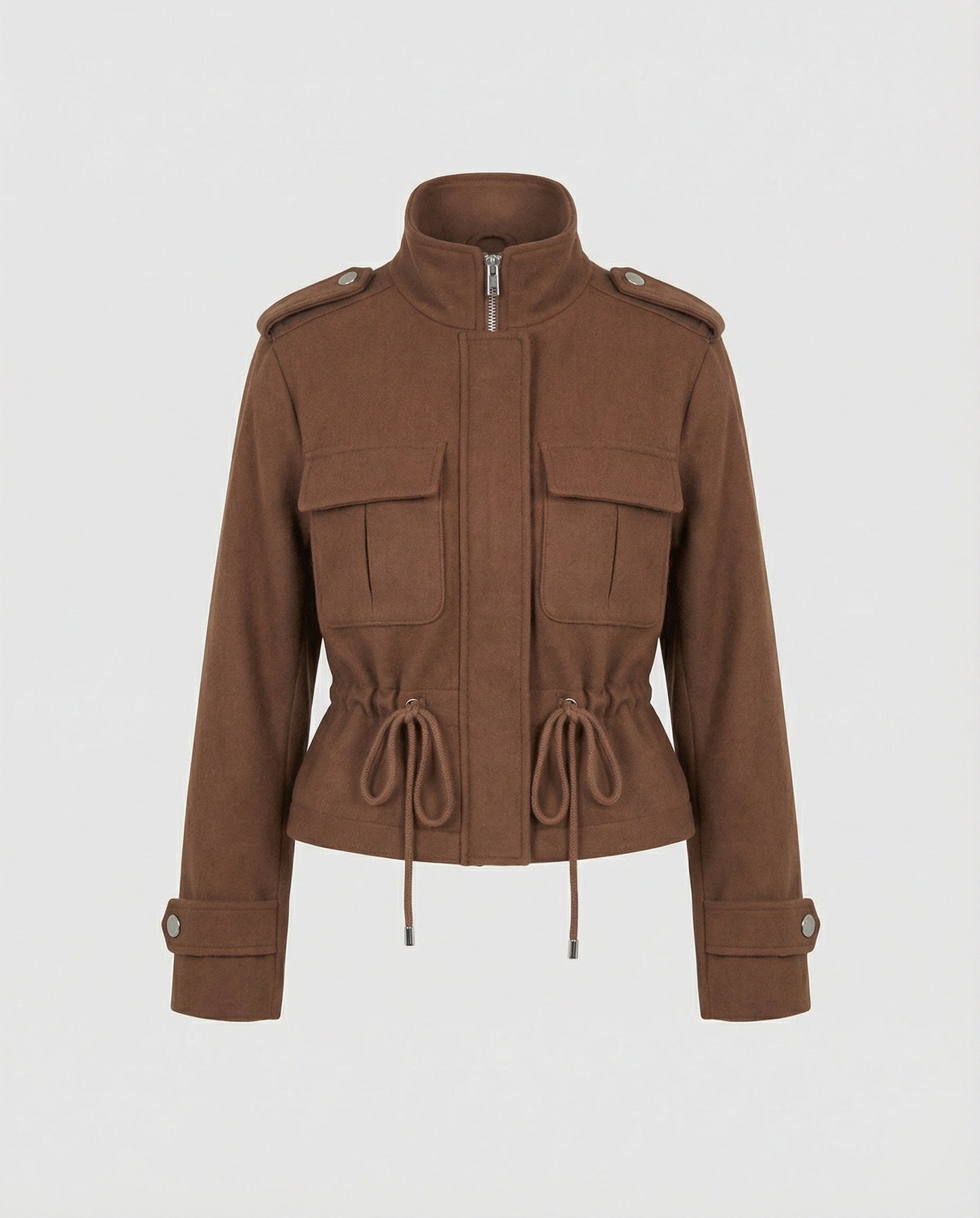 Damen Freizeitjacke Tailliert mit Taschen Modern