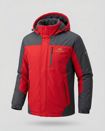Wasserdichte Winterjacke Herren Hochwertig Schwarz