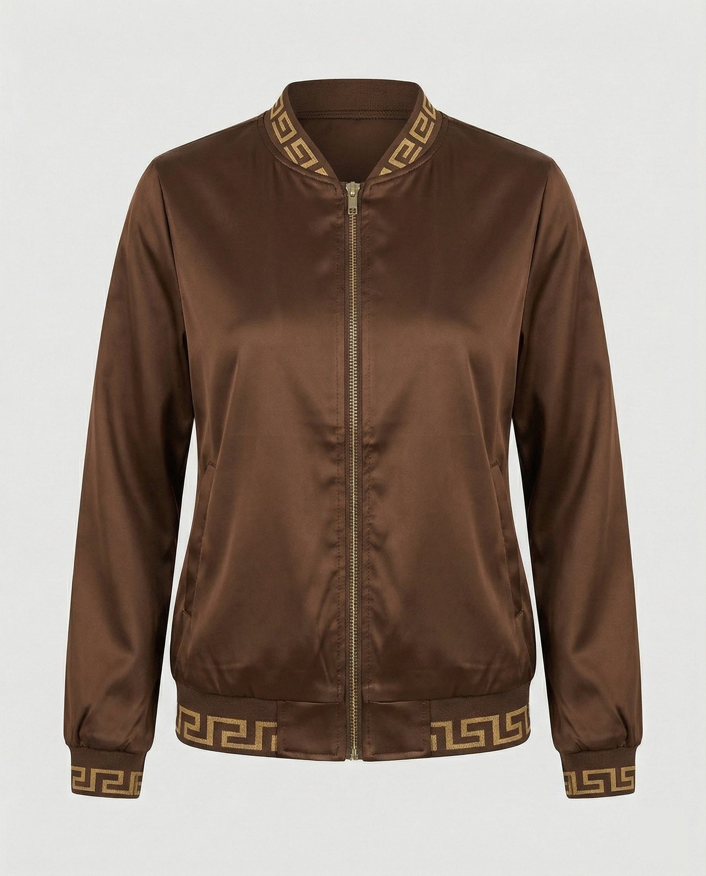 Langarmjacke Geoprint Trendig Damen Jacke