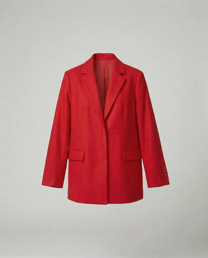 Moderner Anzug Blazer Lockere Fit Unregelmäßiges Design