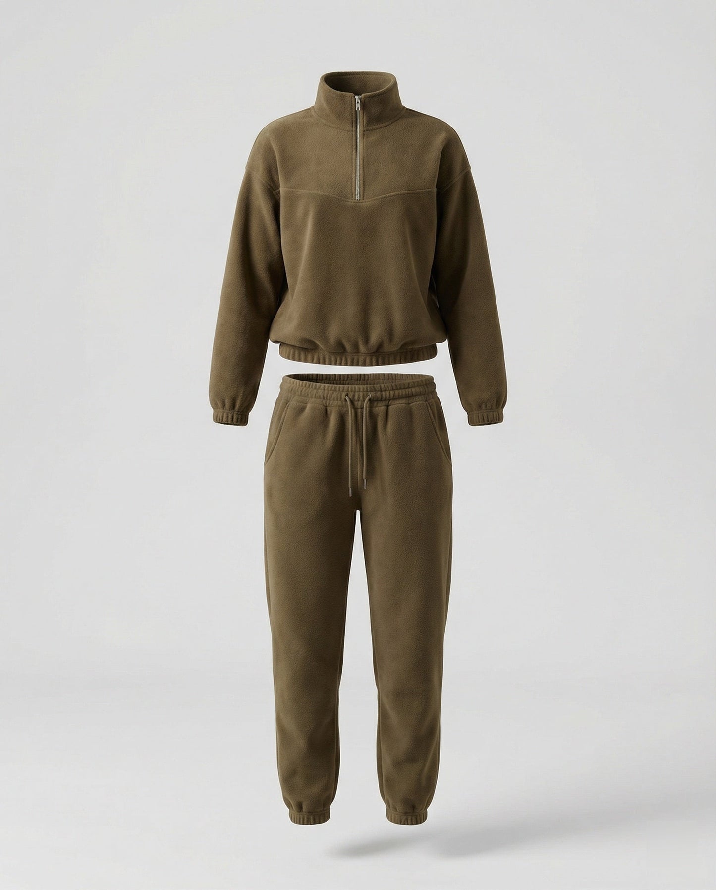Damen Freizeitanzug Stehkragen Sportlich Modern