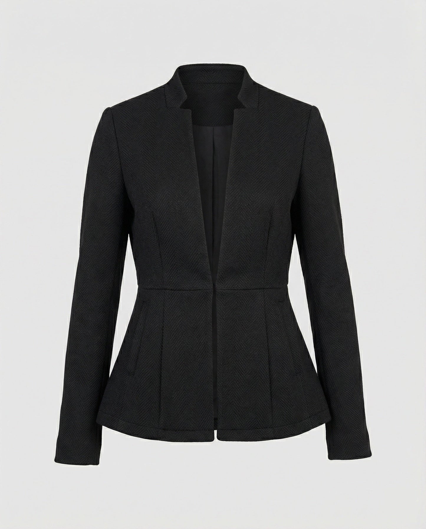 Ärmellose Damen Blazer Hahnentritt Style