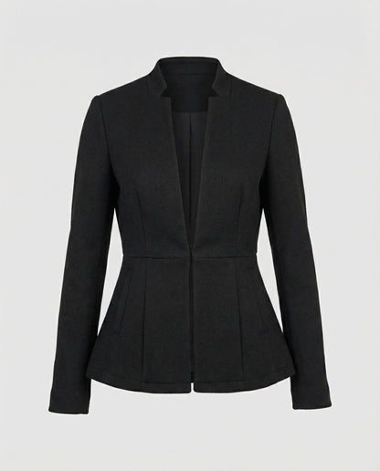 Ärmellose Damen Blazer Hahnentritt Style