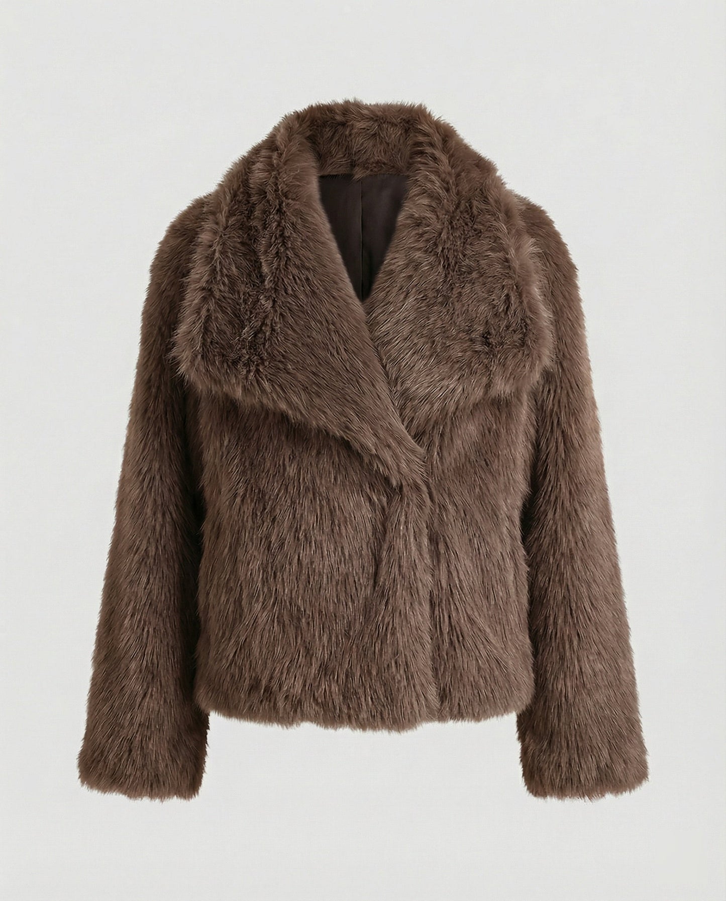 Fuchsfelljacke Streetstyle Luxus Mantel Damen