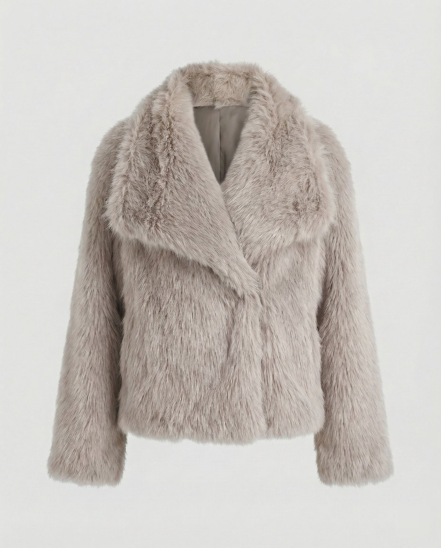 Fuchsfelljacke Streetstyle Luxus Mantel Damen