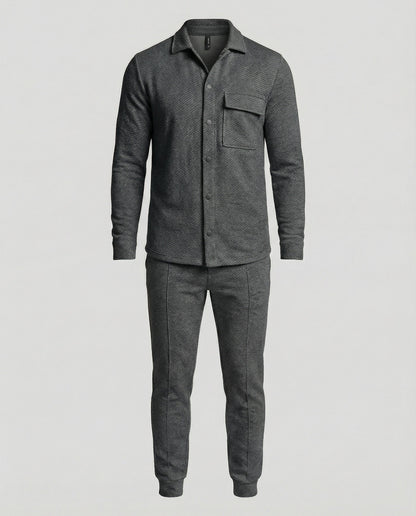 Herren Anzug Freizeit Modern mit Streifenmuster Elegant