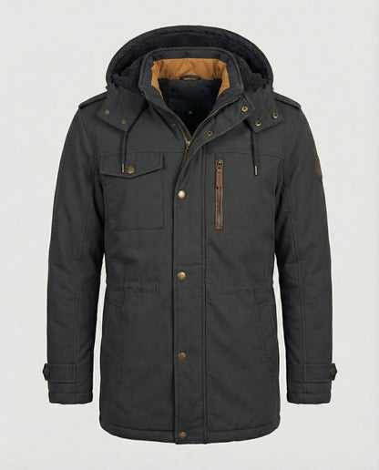 Herrenjacke Gepolstert Lässig Warm