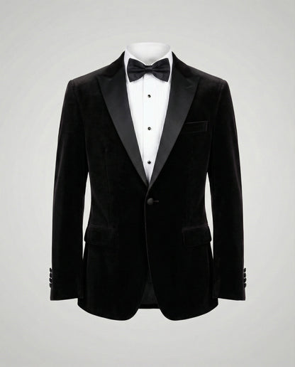 Herren Sommerjacke Slim Fit Kontrast Revers Modern
