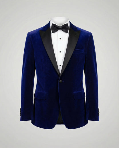 Herren Sommerjacke Slim Fit Kontrast Revers Modern