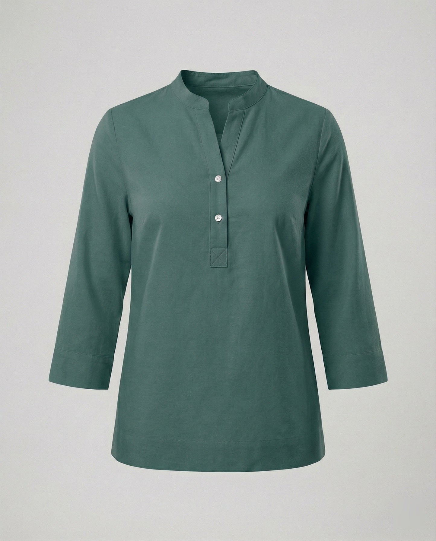 Elegante Damen Bluse Stehkragen Modern
