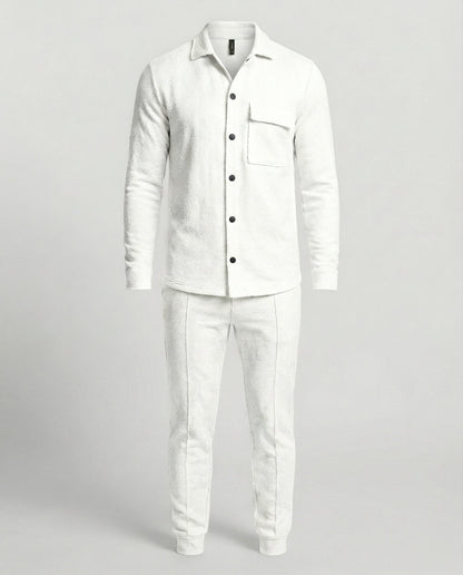Herren Anzug Freizeit Modern mit Streifenmuster Elegant