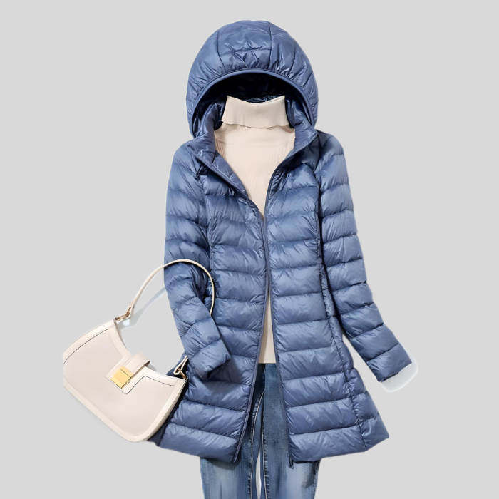 Warme Winterjacke Puff Modern mit Reissverschluss - BerlinGlamour