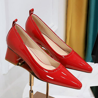 Damen High Heels Schuhe Spitze 4,5cm Elegant