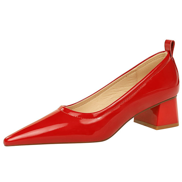 Damen High Heels Schuhe Spitze 4,5cm Elegant