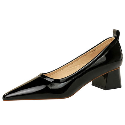 Damen High Heels Schuhe Spitze 4,5cm Elegant