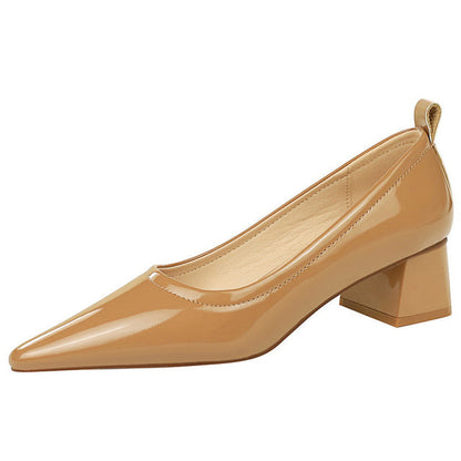 Damen High Heels Schuhe Spitze 4,5cm Elegant