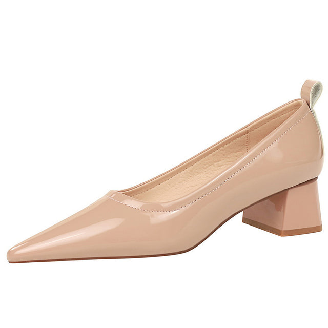 Damen High Heels Schuhe Spitze 4,5cm Elegant