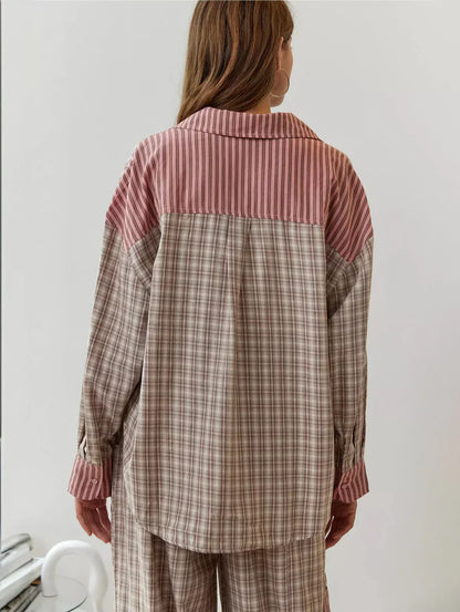 Bequemes Damen Pyjama Set Weich