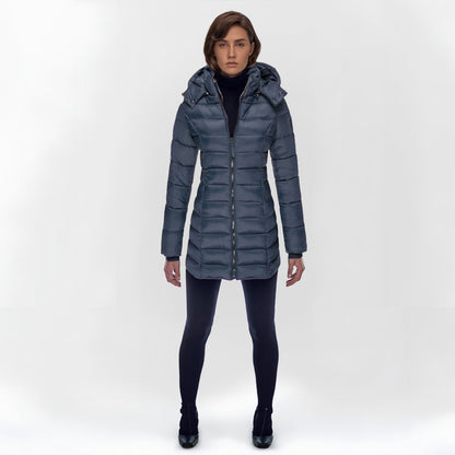 Lange Daunenjacke Elise Warm Isolierend