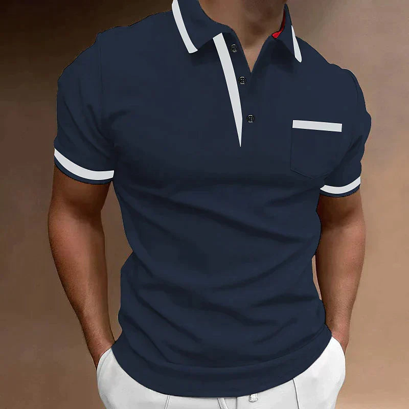 Herren Polo Shirt Elegantes Slim Fit Qualität