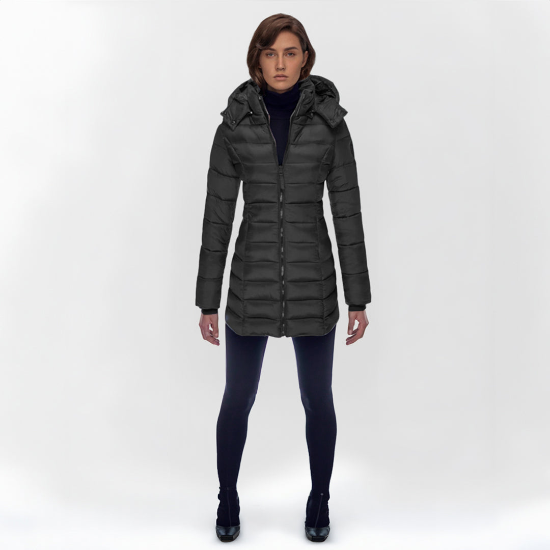 Lange Daunenjacke Elise Warm Isolierend - BerlinGlamour