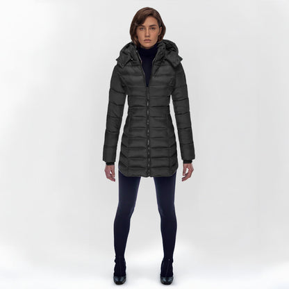 Lange Daunenjacke Elise Warm Isolierend - BerlinGlamour