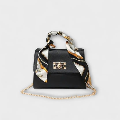 Elegante Damenhandtasche mit Ketten Schulterriemen - BerlinGlamour