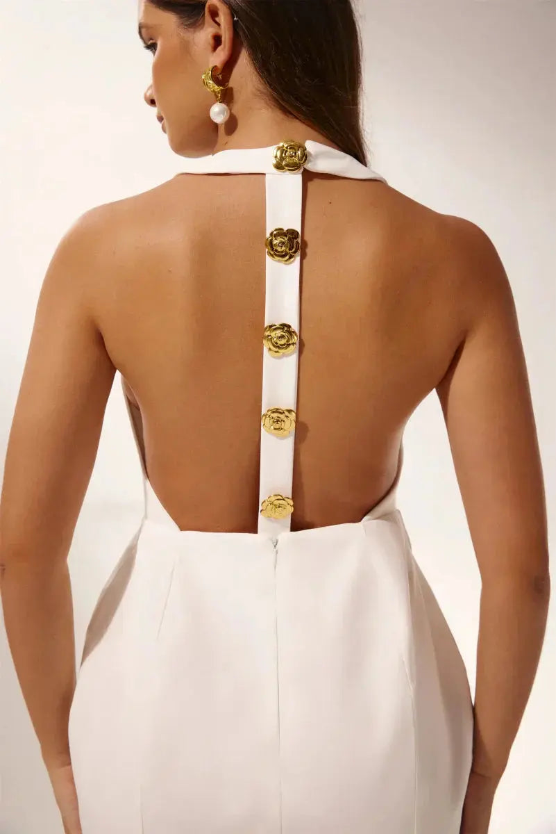 Marlene | Halter Rückenfreies Minikleid Zendoo.de