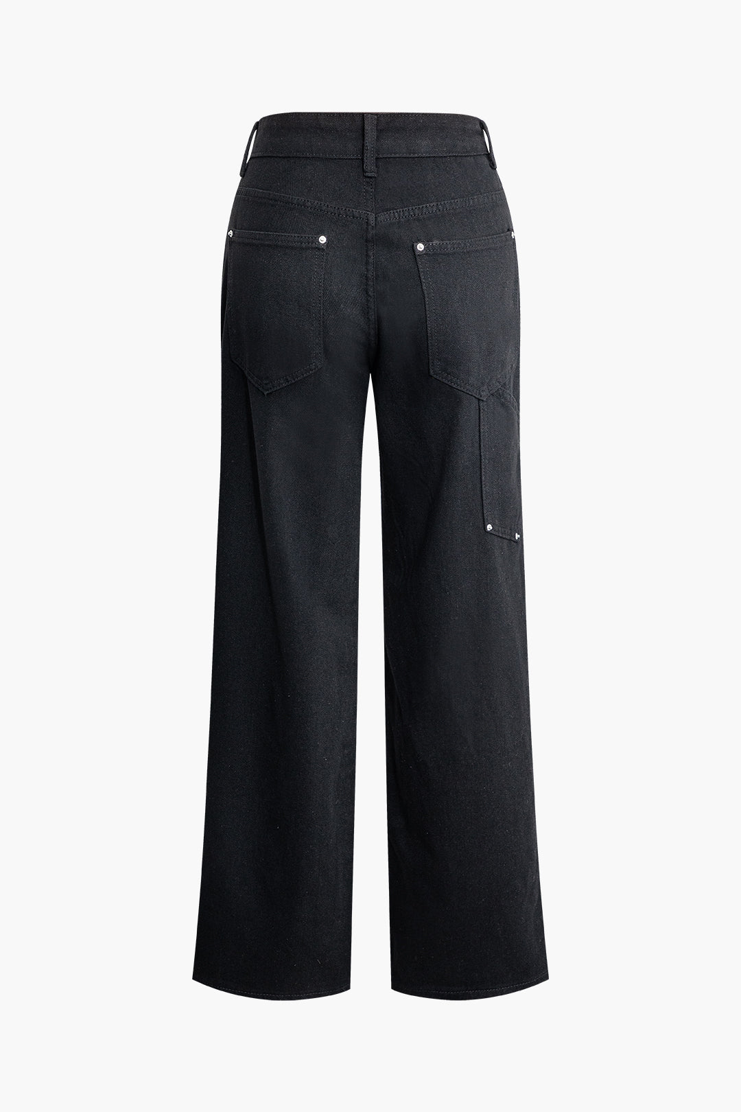 Klassische Damen Jeans Straight Fit Utility Stil