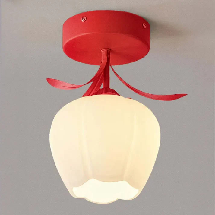 Mini Deckenleuchte Blumenmuster Modern Dimmbar