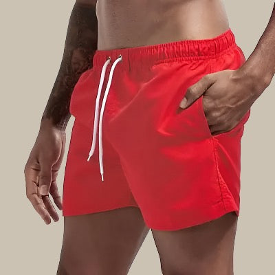 Herren Schwimmshorts Schnelltrocknend Sportlich Basic