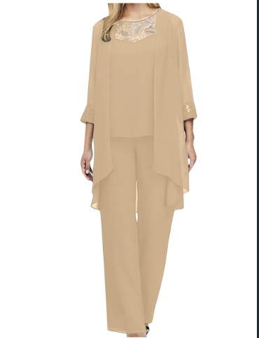Dreiteiliges Ensemble Set Damen Schick Komfortabel