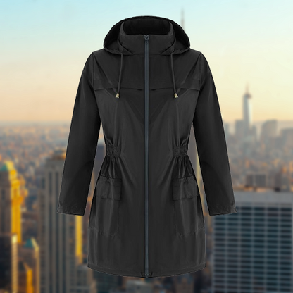 Wasserdichte Outdoorjacke Damen Regenjacke Funktionell