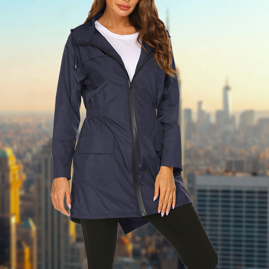 Wasserdichte Outdoorjacke Damen Regenjacke Funktionell - BerlinGlamour