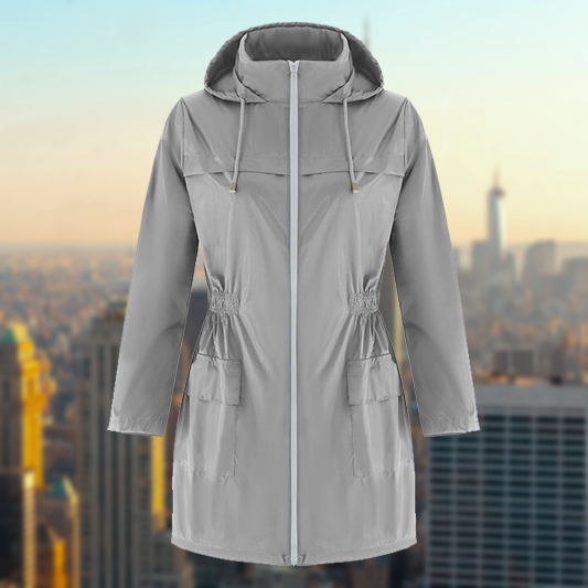 Wasserdichte Outdoorjacke Damen Regenjacke Funktionell