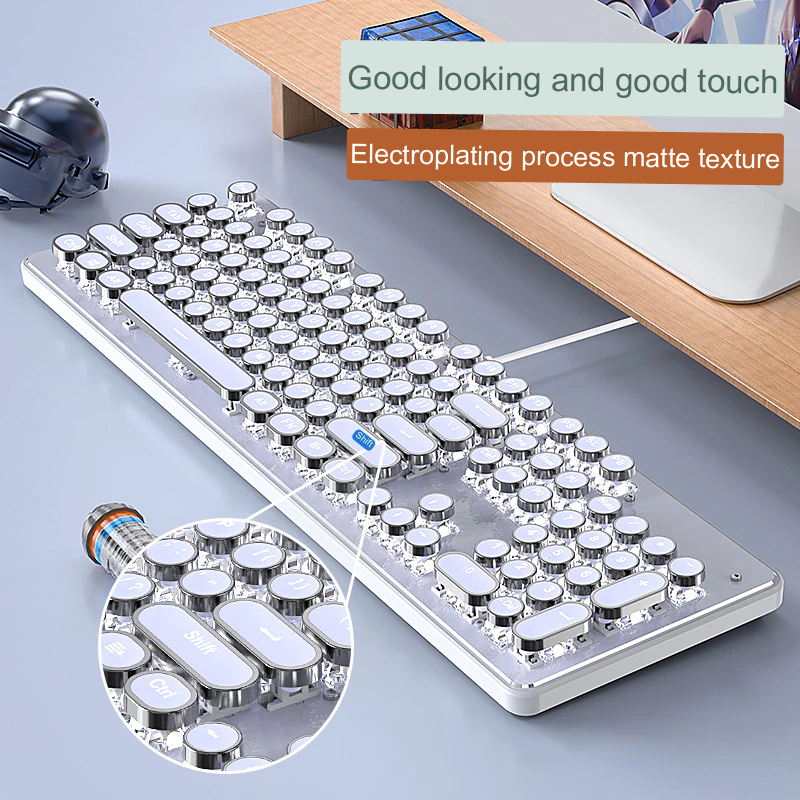 Mechanische Gaming Tastatur Retro Design