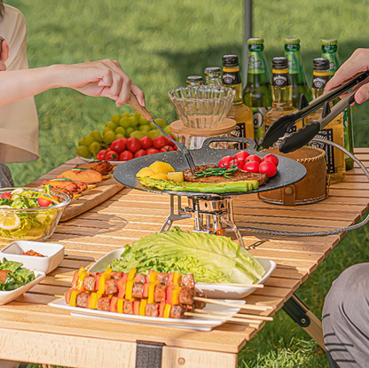 Koreanische Grillplatte Edelstahl Camp Easy