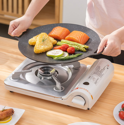 Koreanische Grillplatte Edelstahl Camp Easy