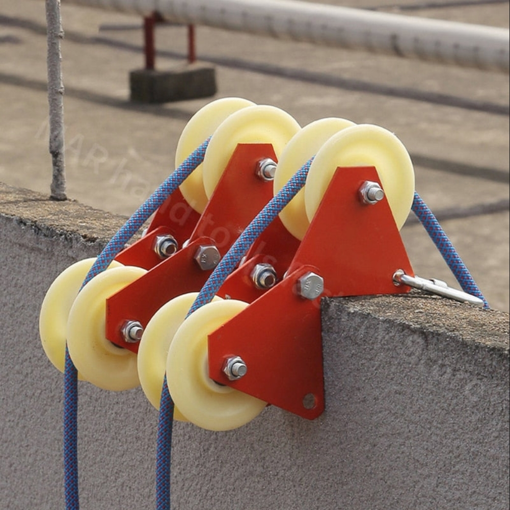 Praktische Einziehrolle für Kabel und Seile